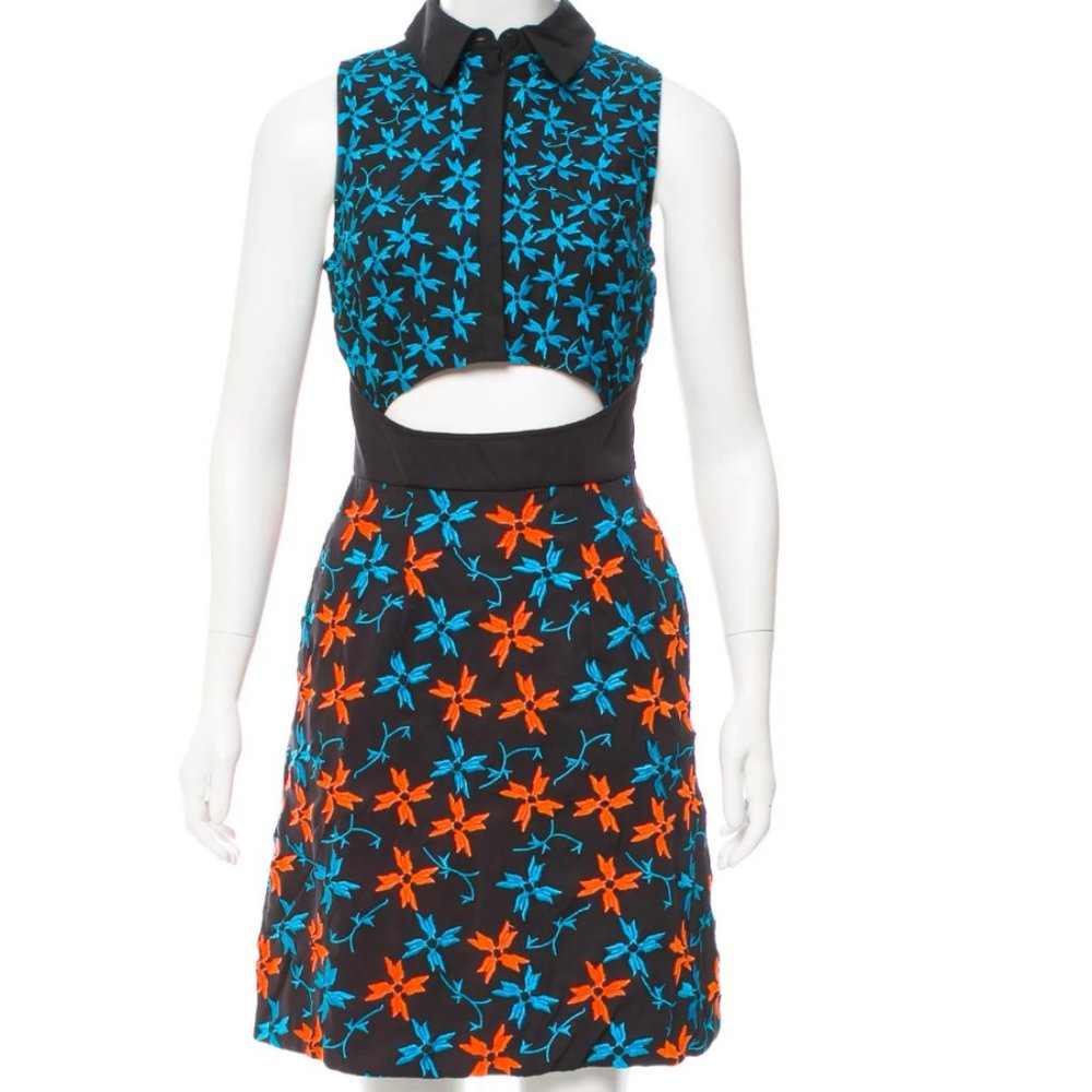 Tanya Taylor Embroidered Dylan Dress